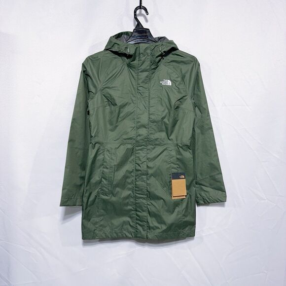 The North Face Women Venture Parka RTO Thyme Long Dryvent Waterproof Jacket S - Picture 1 of 8